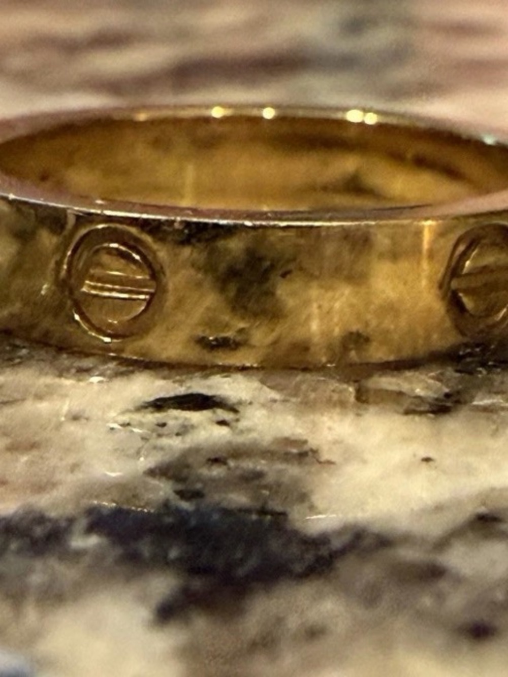 Cartier Yellow-Gold 18k, Size 6, Love Band Ring - Picture 5 of 5
